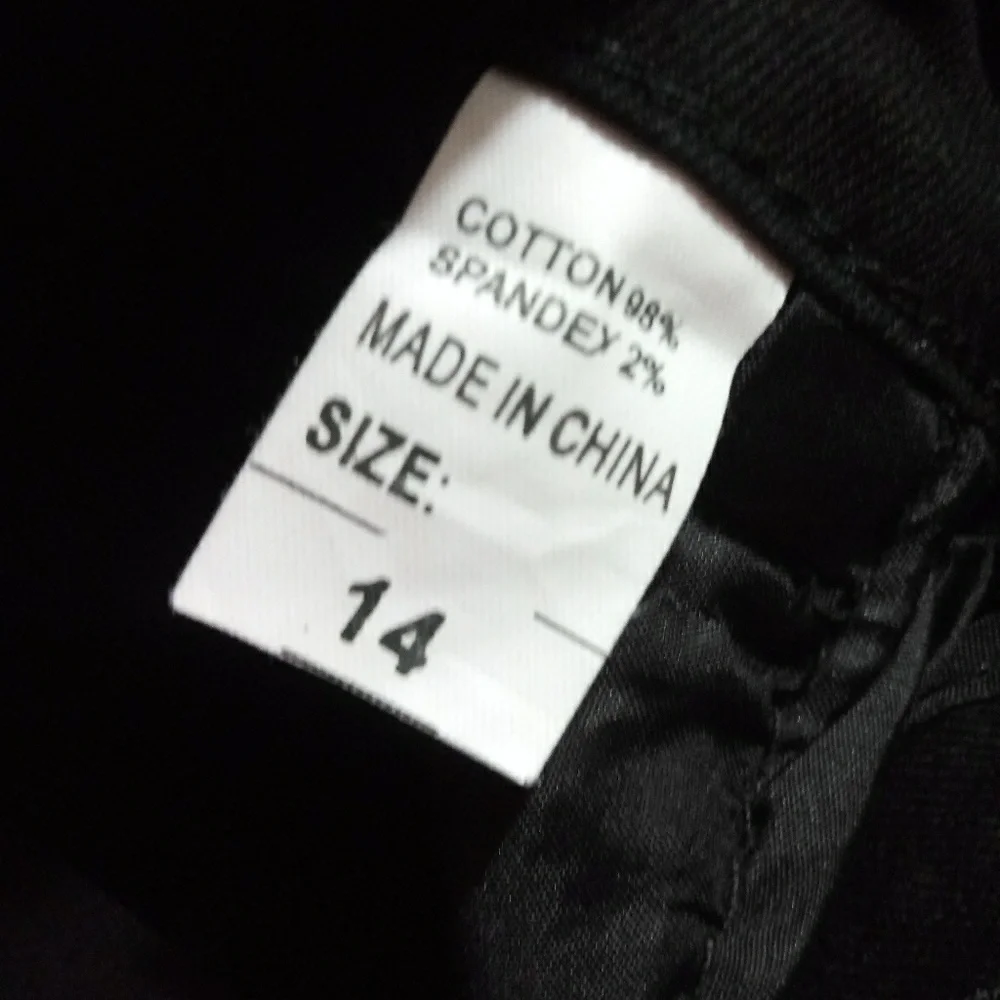 The Fashion black causal distressed pants - Picture 7 of 7